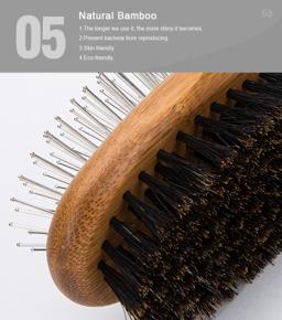 Double-Sided Pet Brush Comb & Hair Remover