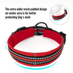 Adjustable Mesh Padded Pet Collar