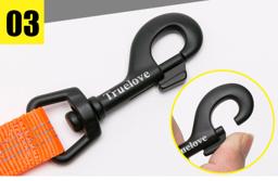 Reflective Nylon Dog Lead with Neoprene Handle