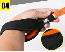 Reflective Nylon Dog Lead with Neoprene Handle