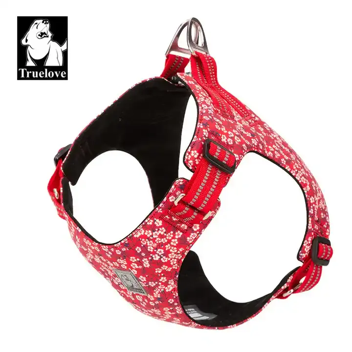 Floral Light Pattern Pet Harness