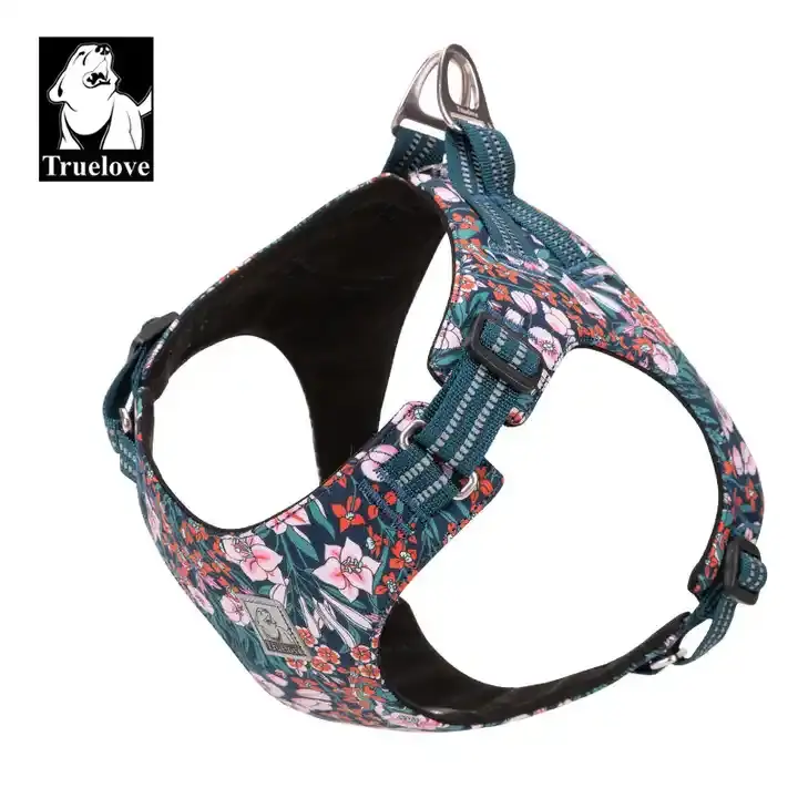 Floral Light Pattern Pet Harness