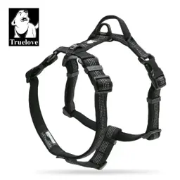 Adjustable Pet Harness with Collar Leash optional LED light