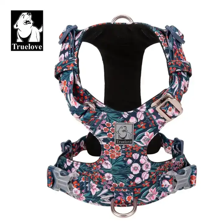 Floral Light Pet Harness