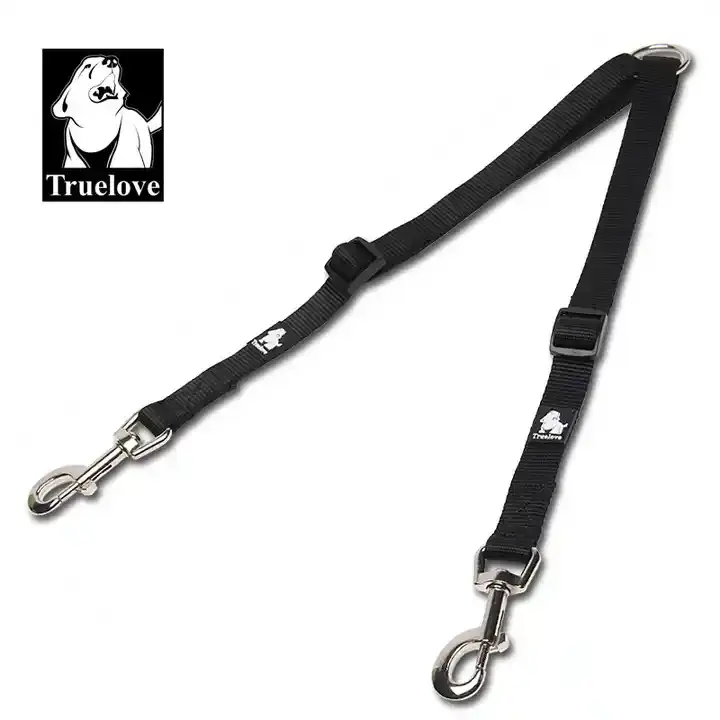 Double Pet Nylon Ribbon Leash