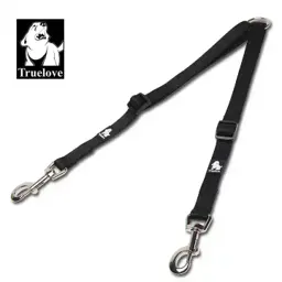 Double Pet Nylon Ribbon Leash