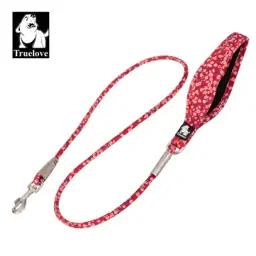 Round Rope Floral Handle Pet Leash