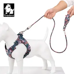 Round Rope Floral Handle Pet Leash