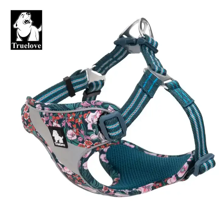 Floral Pattern Pet Harness