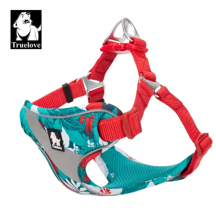 Floral Pattern Pet Harness