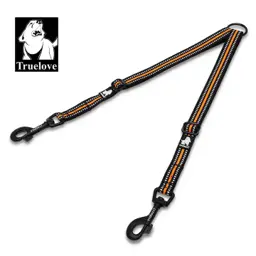 Double Pet Leash Nylon Reflective