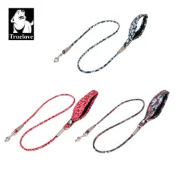 Rope Dog Lead with Floral Neoprene Handle