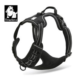 Padded Dog Harness with Dual Lead Attachments
