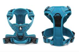 Padded Dog Harness with Dual Lead Attachments