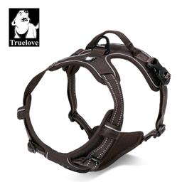 Padded Dog Harness with Dual Lead Attachments