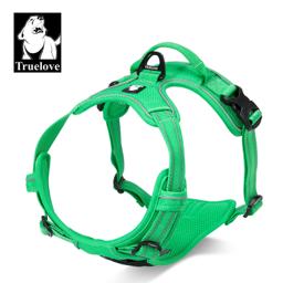 Padded Dog Harness with Dual Lead Attachments