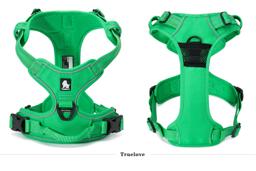 Padded Dog Harness with Dual Lead Attachments