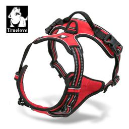 Padded Dog Harness with Dual Lead Attachments