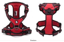 Padded Dog Harness with Dual Lead Attachments