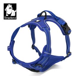 Padded Dog Harness with Dual Lead Attachments