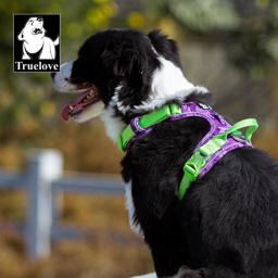 Reflective Air-Mesh Dog Harness with Opening Neck