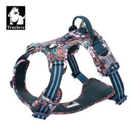 Floral Reflective Harness with Front and Back Clips