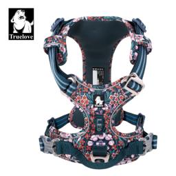 Floral Reflective Harness with Front and Back Clips