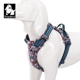 Floral Reflective Harness with Front and Back Clips