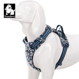 Floral Reflective Harness with Front and Back Clips