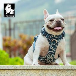 Floral Reflective Harness with Front and Back Clips