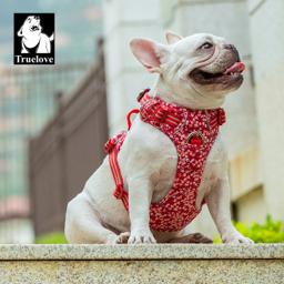 Floral Reflective Harness with Front and Back Clips