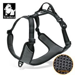 Reflective Dual-Clip Dog Harness with Handle