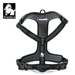 Reflective Dual-Clip Dog Harness with Handle