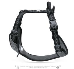 Reflective Dual-Clip Dog Harness with Handle