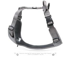 Reflective Dual-Clip Dog Harness with Handle