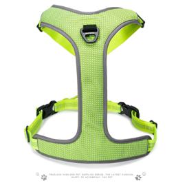 Reflective Dual-Clip Dog Harness with Handle