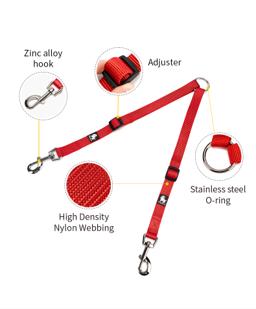 Nylon Double Dog Lead Coupler