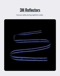 Reflective Dog Lead with Extra Grip Positions