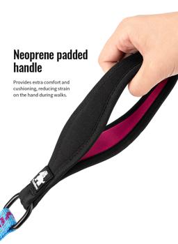 Reflective Dog Lead with Extra Grip Positions