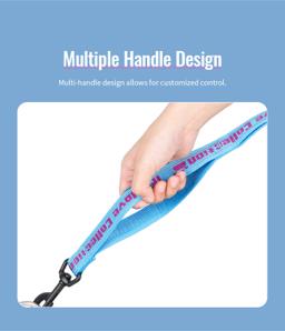 Reflective Dog Lead with Extra Grip Positions