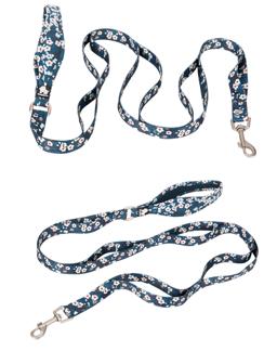 Floral Dog Lead with Multiple Handles