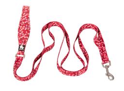 Floral Dog Lead with Multiple Handles