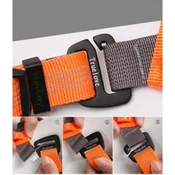 Adjustable Reflective Neoprene-Padded Dog Harness