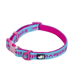 Reflective Neoprene Dog Collar with Embroidered Logo